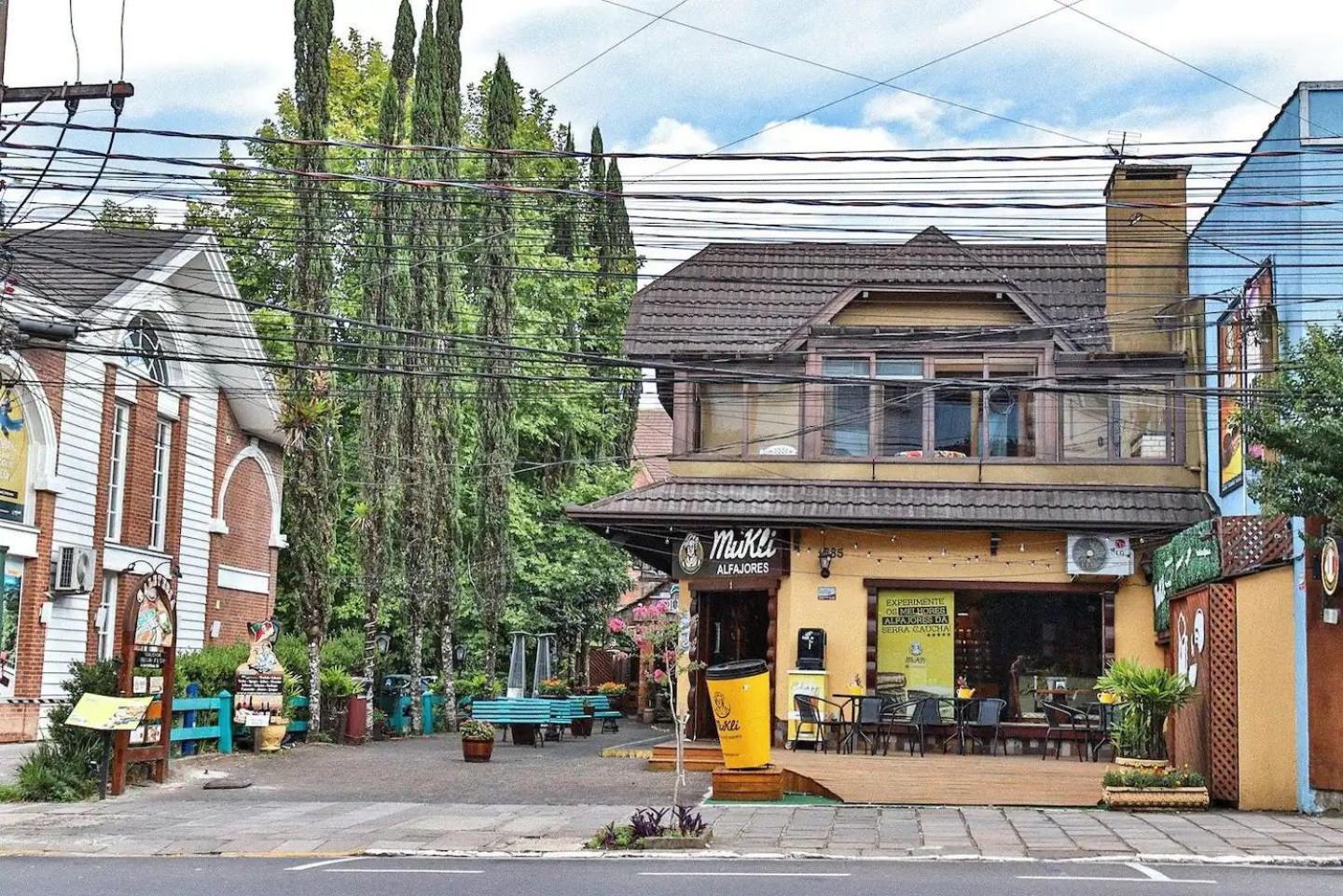 Апартаменты Locar-In Gramado - Loft A 50 M Da Rua Coberta. Экстерьер фото
